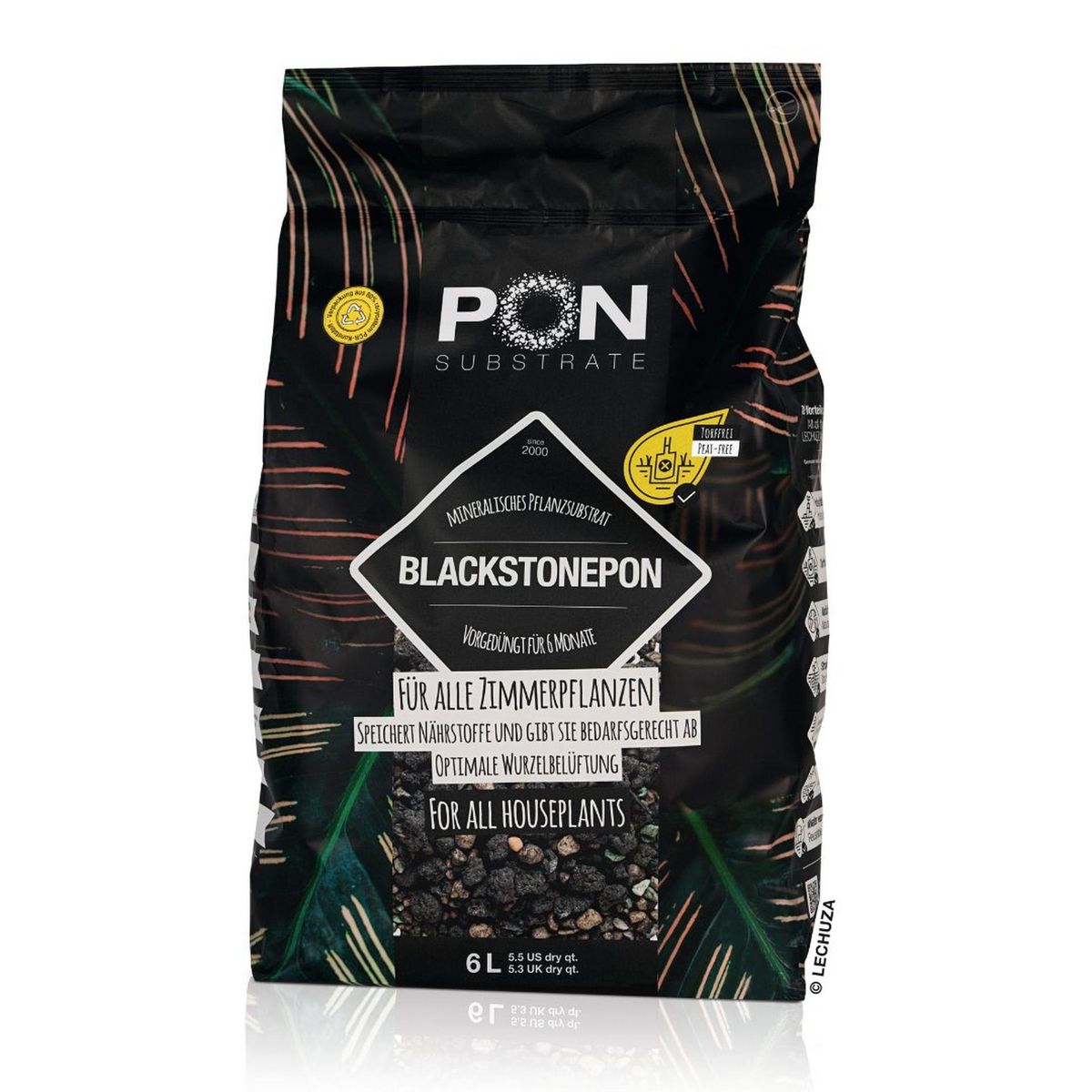 Lechuza Blackstone Pon 6 Liter